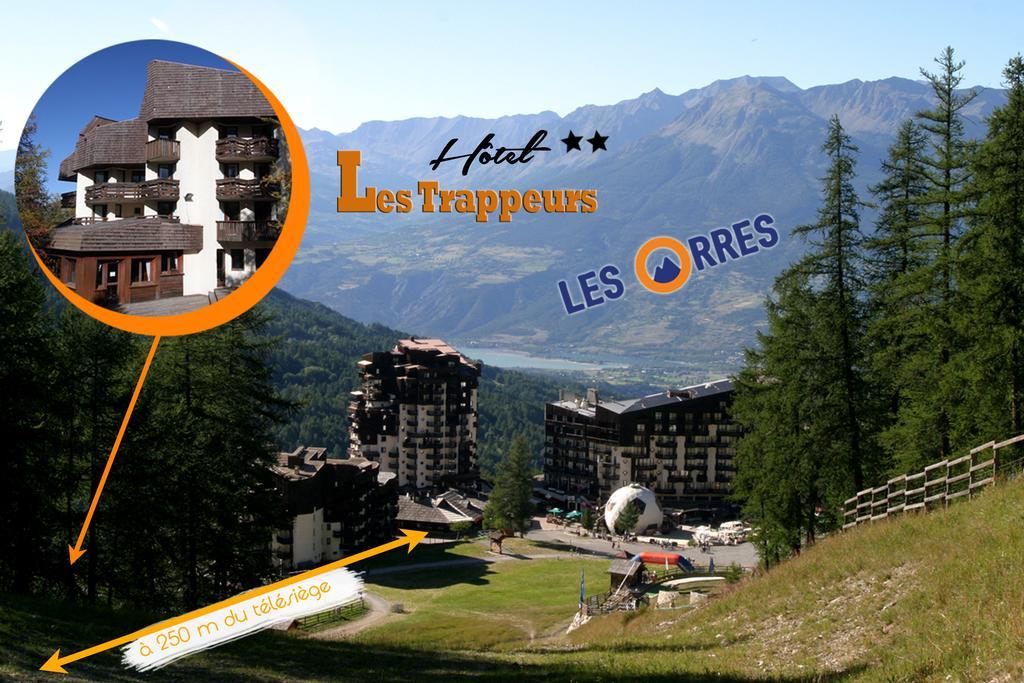 Hôtel Les Trappeurs Les Orres Exterior foto